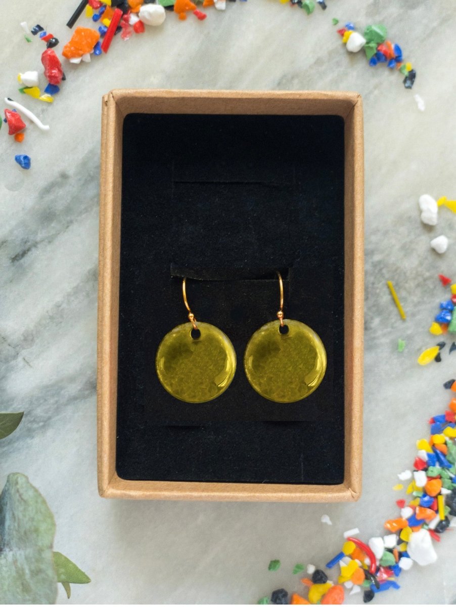 Domed Disk Earrings - Belle Design