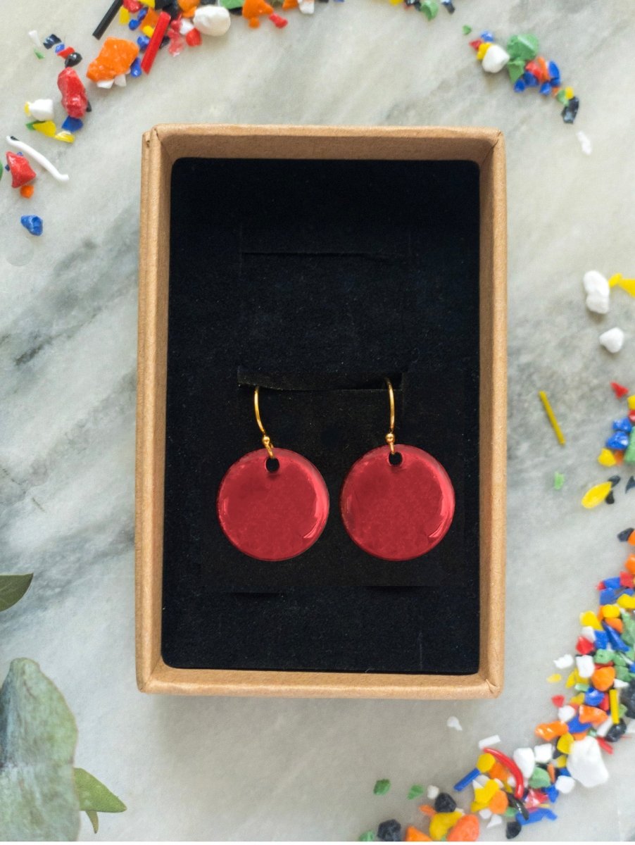 Domed Disk Earrings - Belle Design
