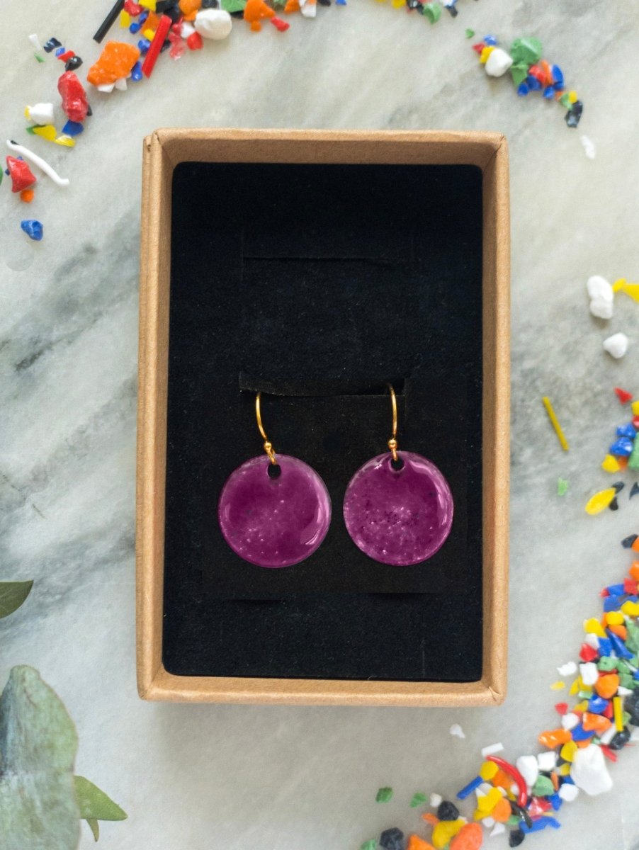 Domed Disk Earrings - Belle Design