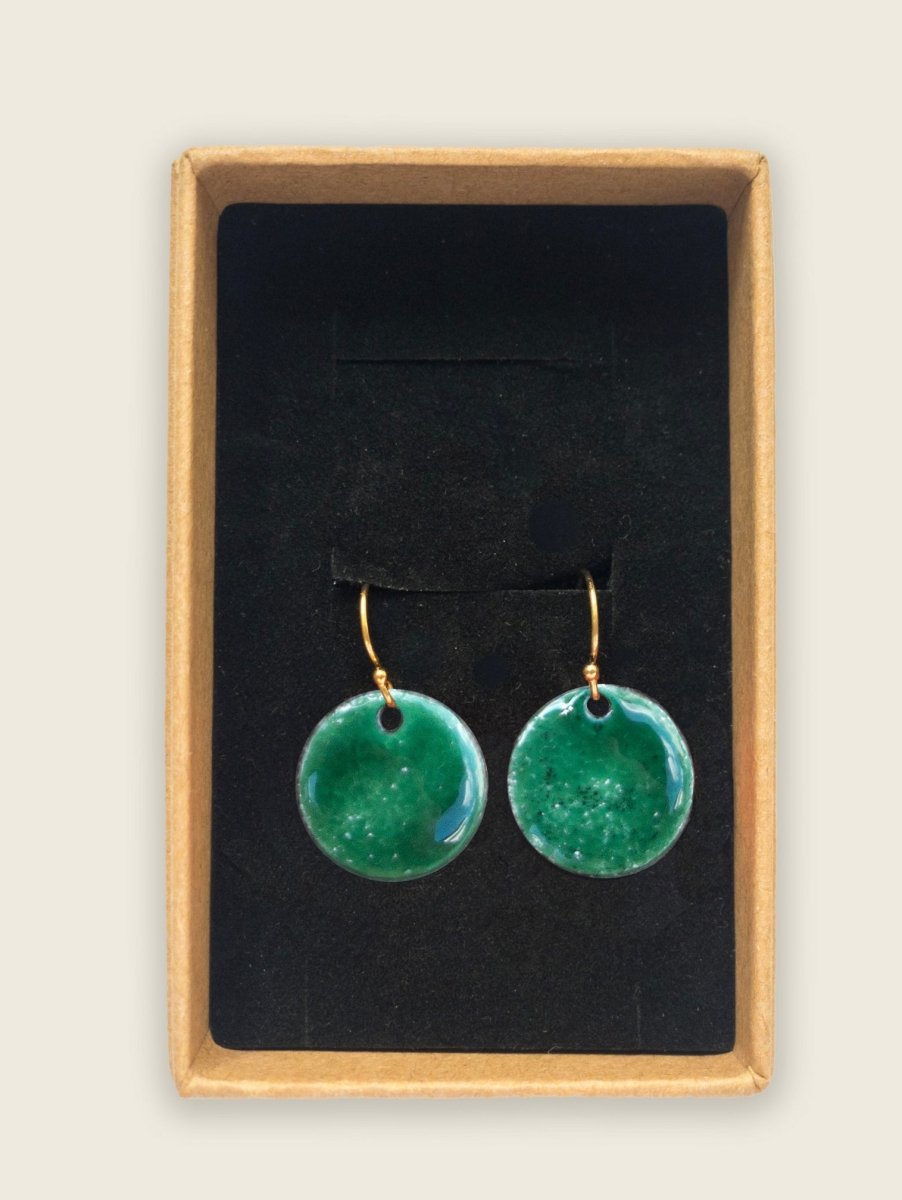 Domed Disk Earrings - Belle Design