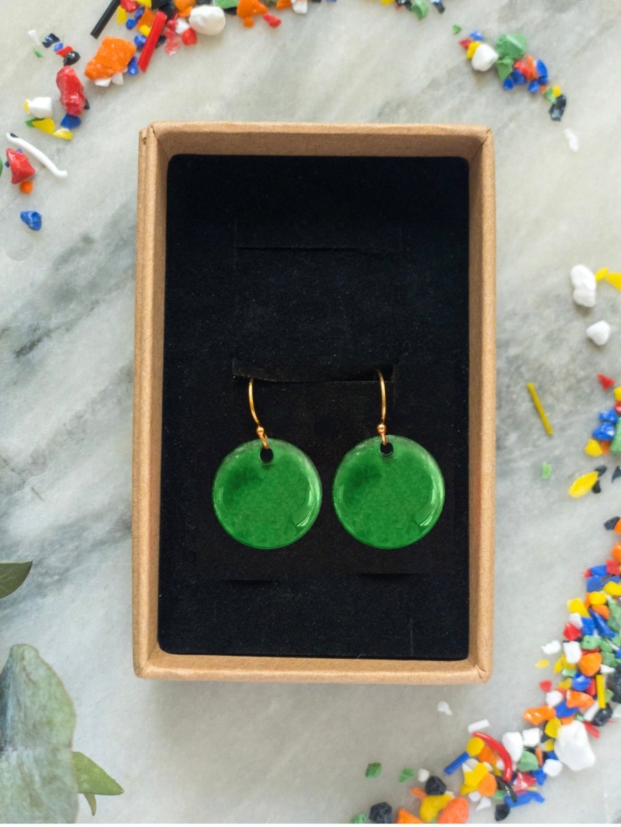 Domed Disk Earrings - Belle Design