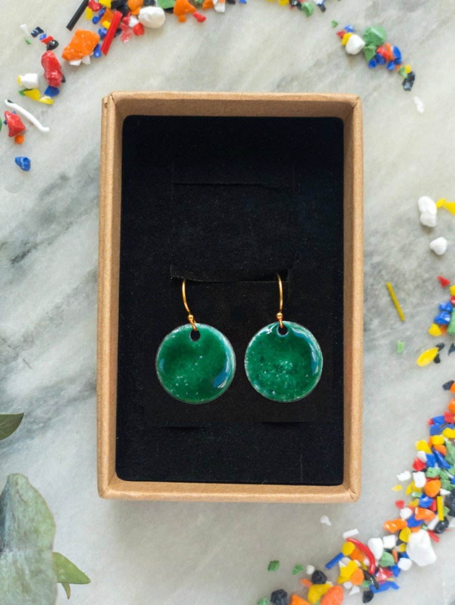 Domed Disk Earrings - Belle Design