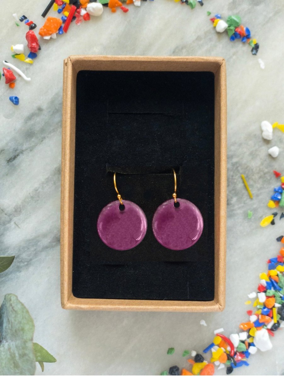 Domed Disk Earrings - Belle Design