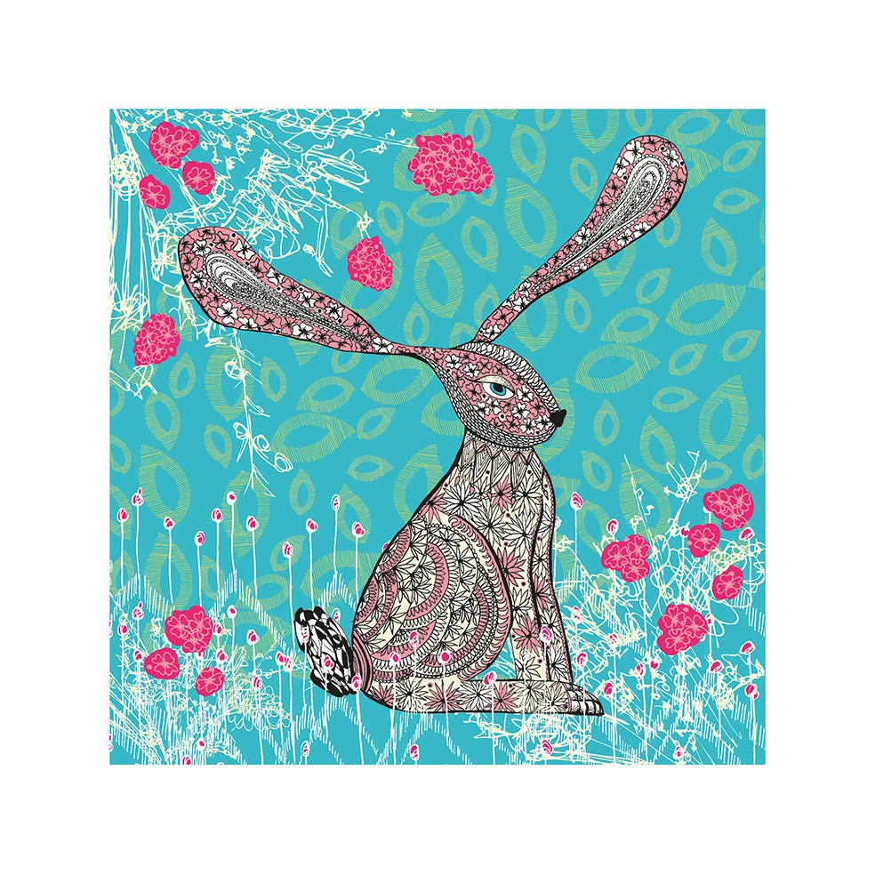 Listening Hare Giclée Fine Art Prints - Belle Design