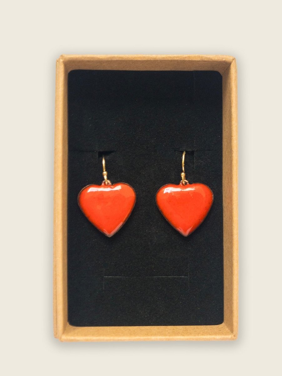 Love Heart Earrings - Belle Design
