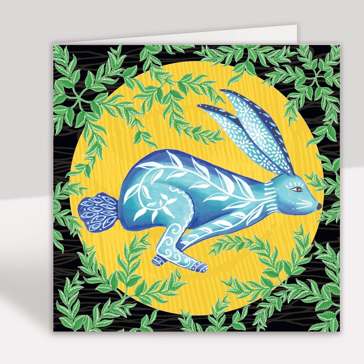 Moon Hare Greeting Card - Belle Design