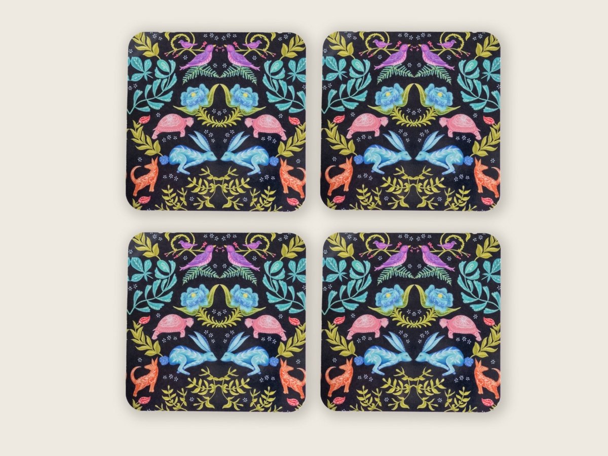 Original 'Hare and Tortoise Design Coaster - Belle Design