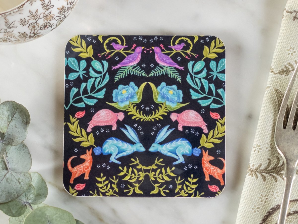 Original 'Hare and Tortoise Design Coaster - Belle Design