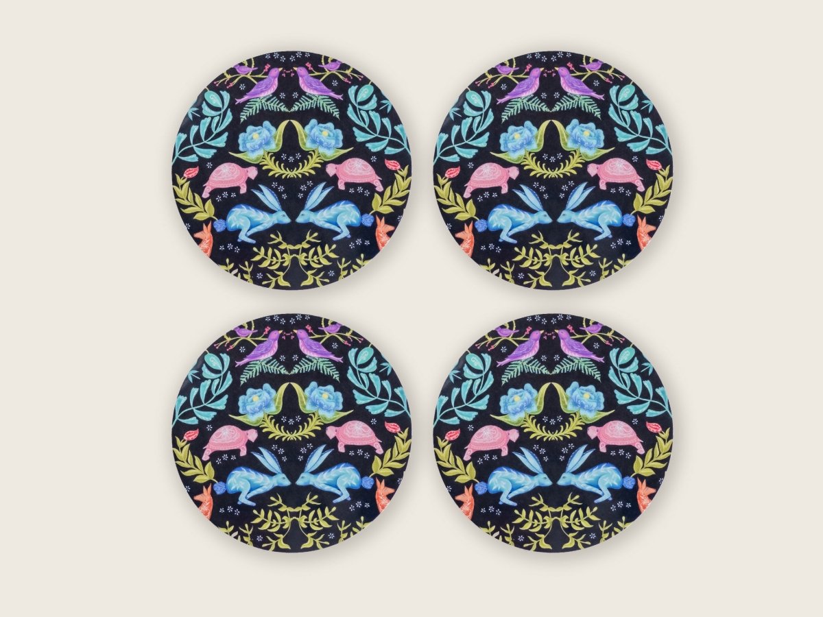Original 'Hare and Tortoise Design Coaster - Belle Design