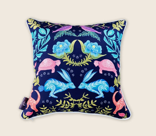 Original 'Hare and Tortoise Design' Cushions - Belle Design