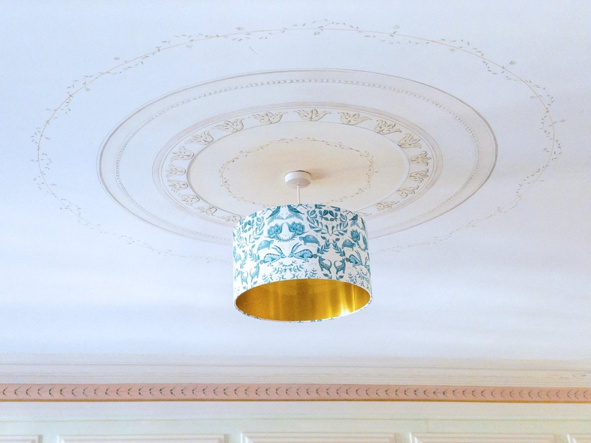 Original 'Hare and Tortoise Design' Two Tone Lampshade - Belle Design