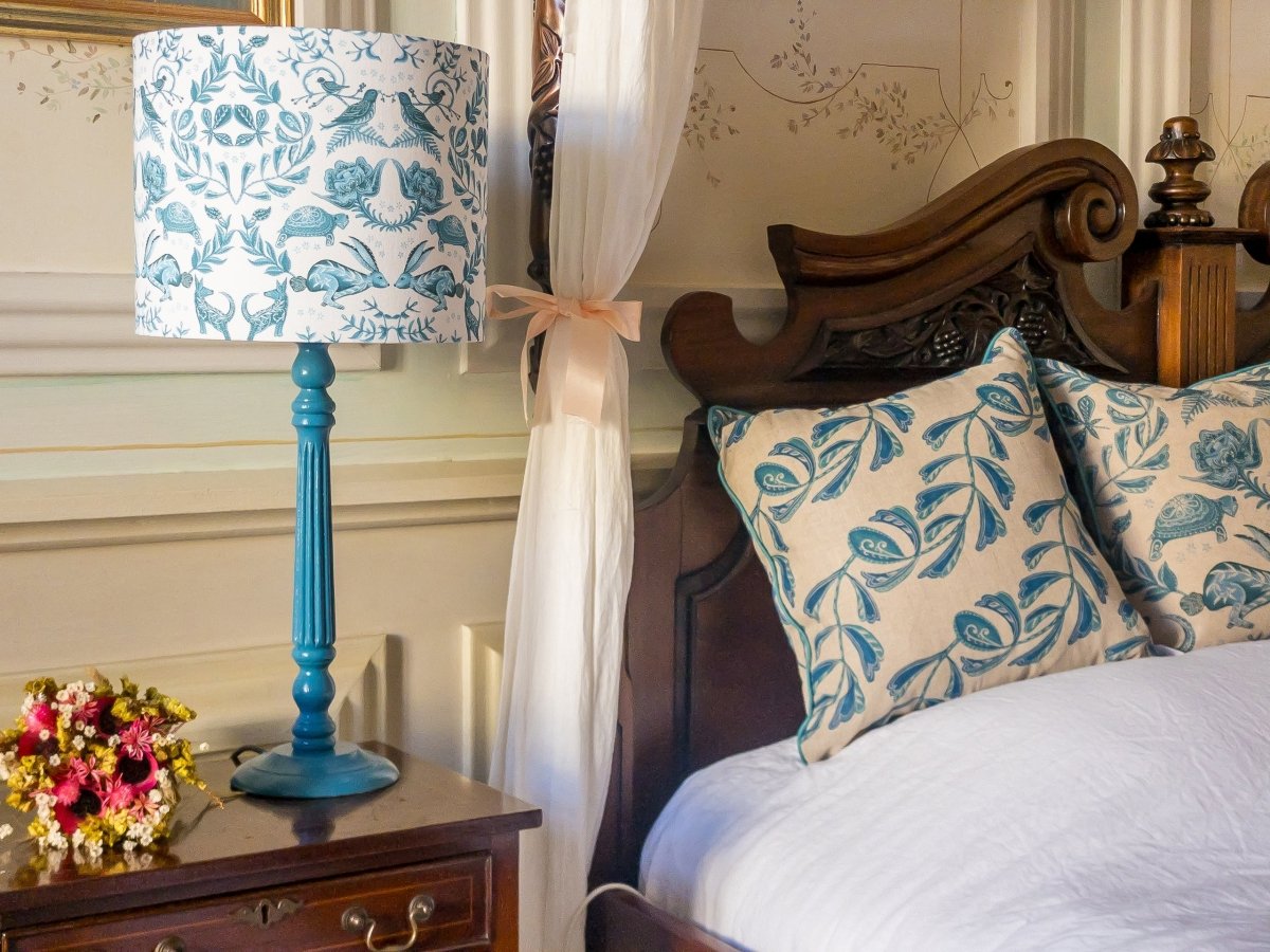 Original 'Hare and Tortoise Design' Two Tone Lampshade - Belle Design