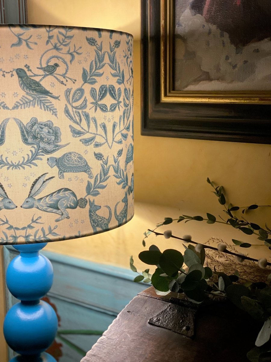 Original 'Hare and Tortoise Design' Two Tone Lampshade - Belle Design