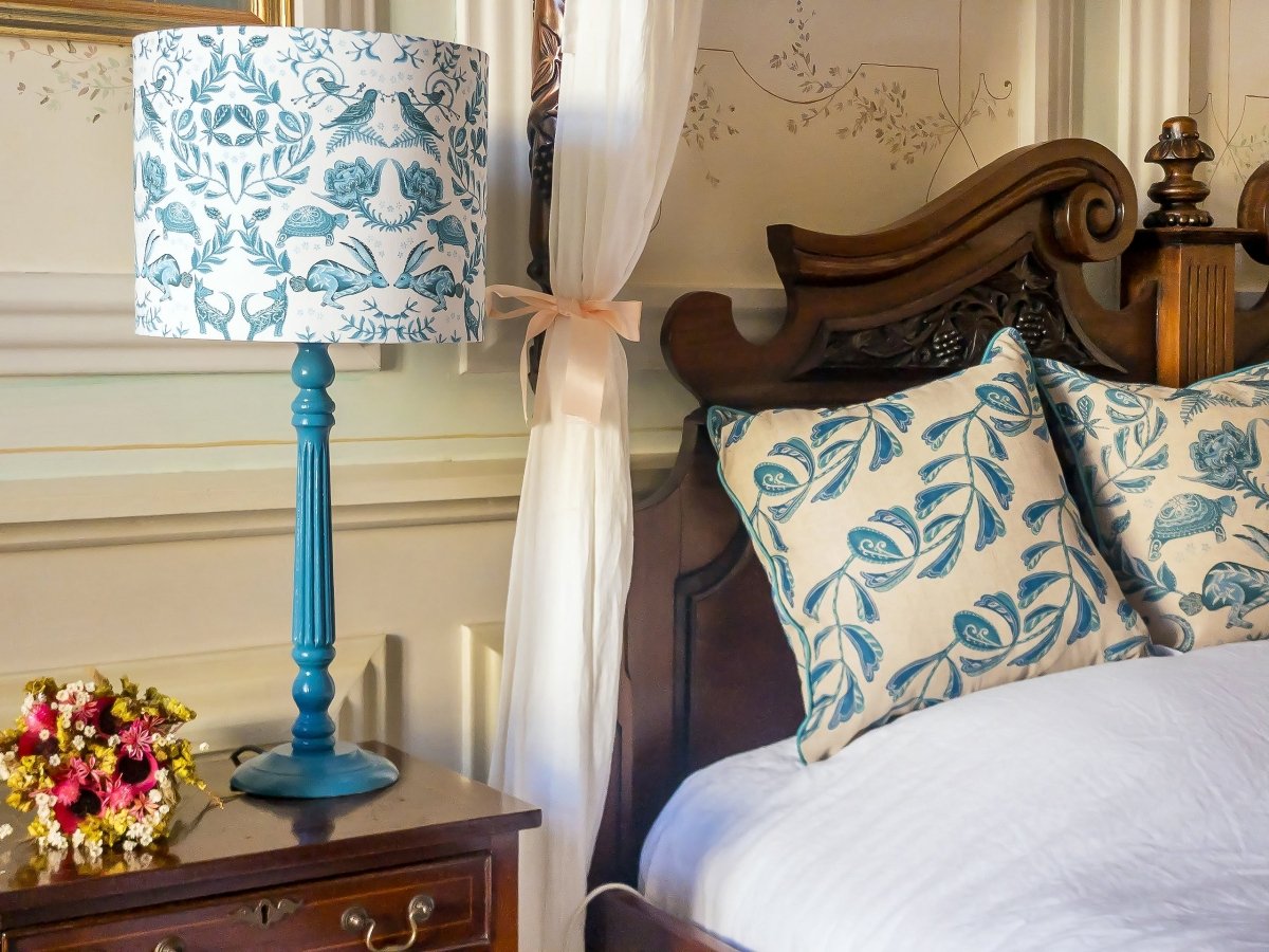 Original 'Hare and Tortoise Design' Two Tone Lampshade - Belle Design