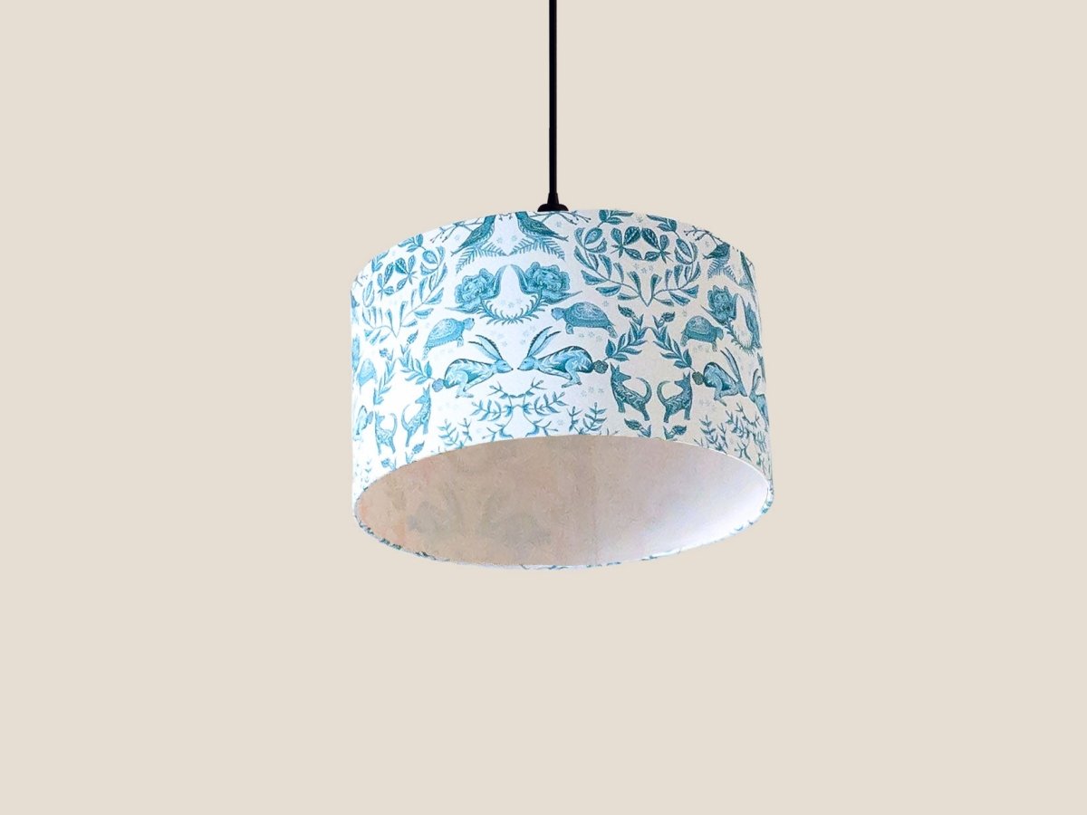 Original 'Hare and Tortoise Design' Two Tone Lampshade - Belle Design