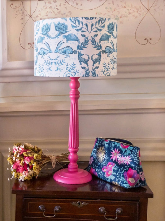 Original 'Hare and Tortoise Design' Two Tone Lampshade - Belle Design