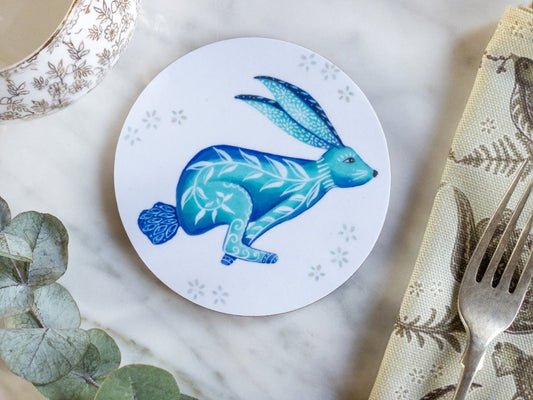Original 'Hare Design Coaster' White - Belle Design