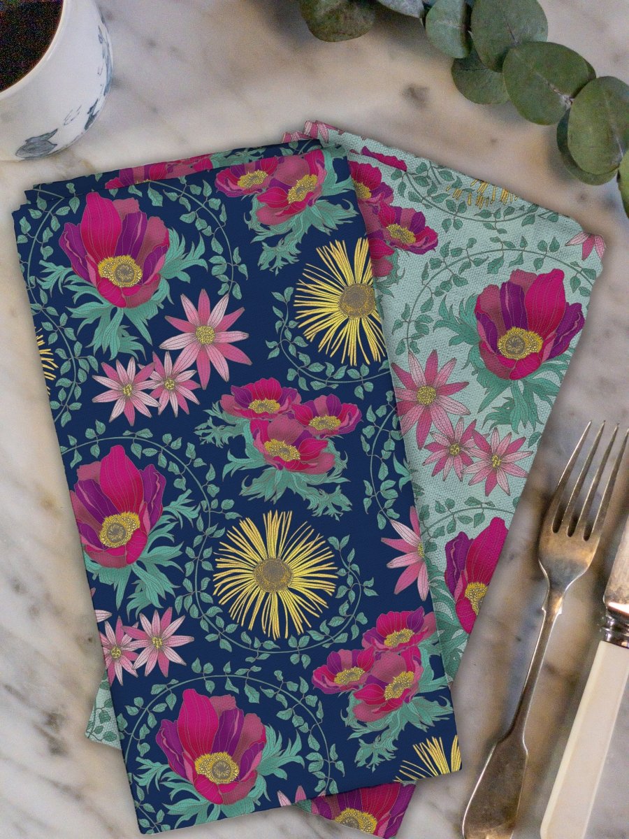 Original Inula Design Napkin Sea Green - Belle Design