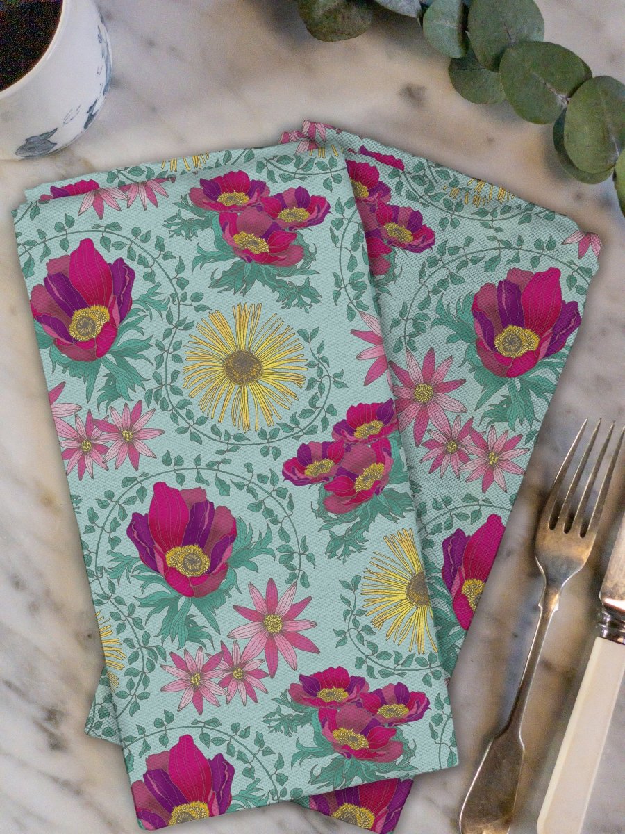 Original Inula Design Napkin Sea Green - Belle Design