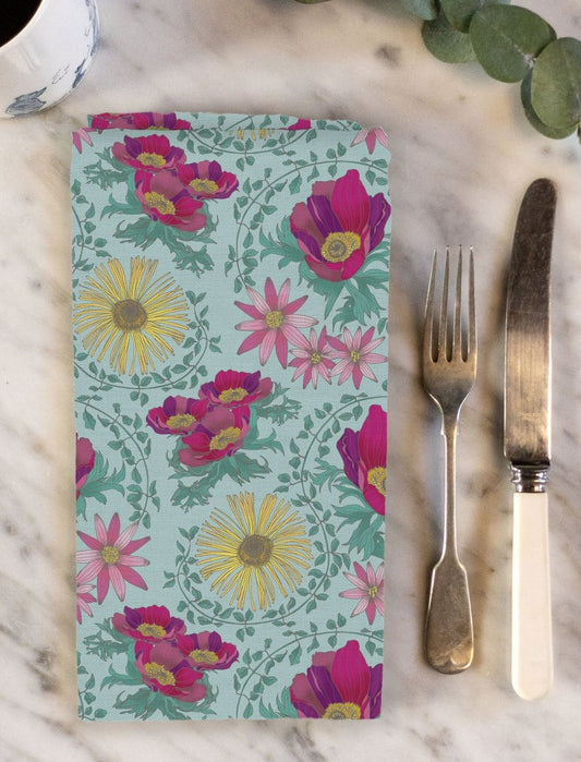 Original Inula Design Napkin Sea Green - Belle Design