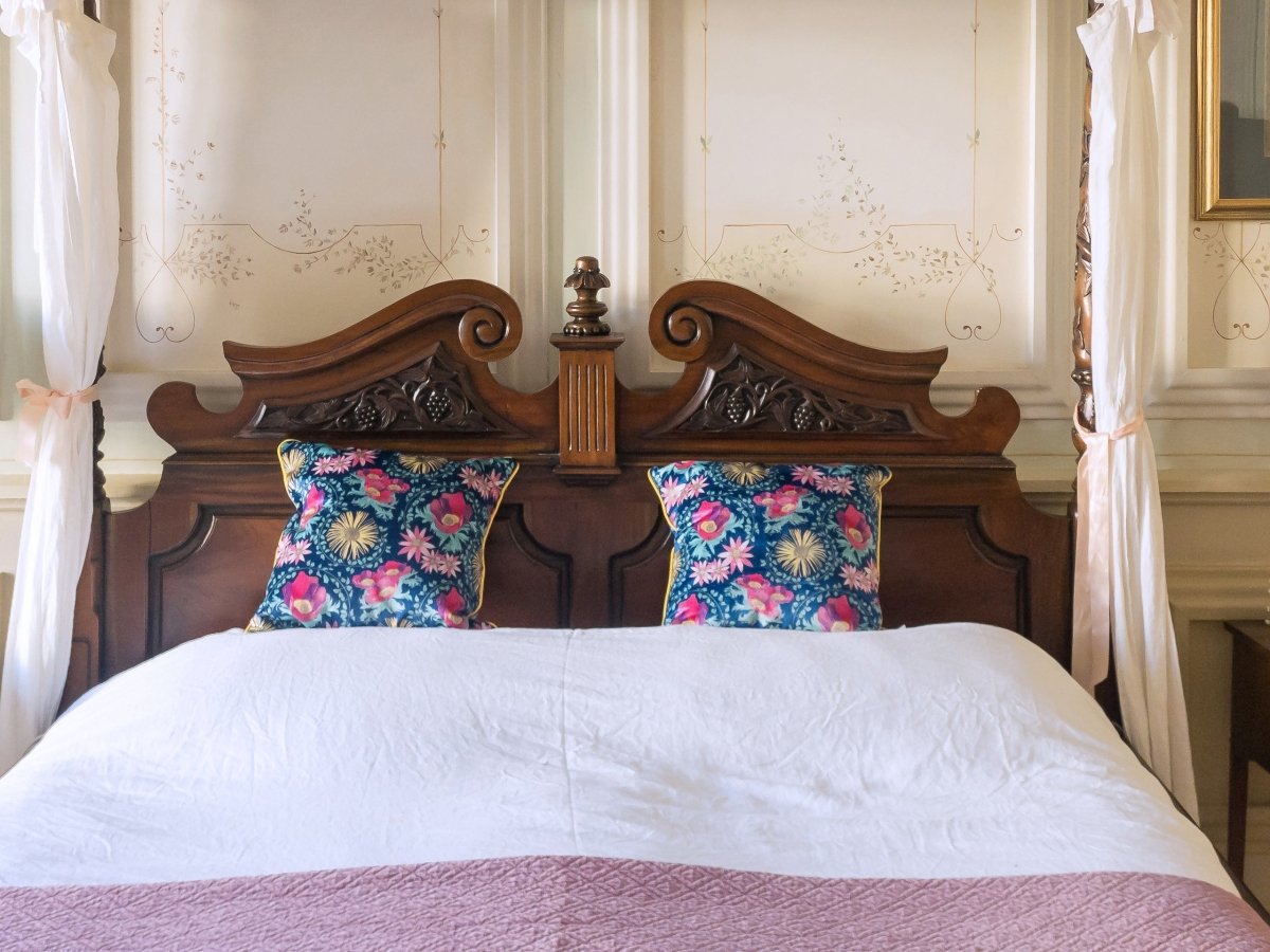 Original 'Inula Floral Design' Cushion - Belle Design