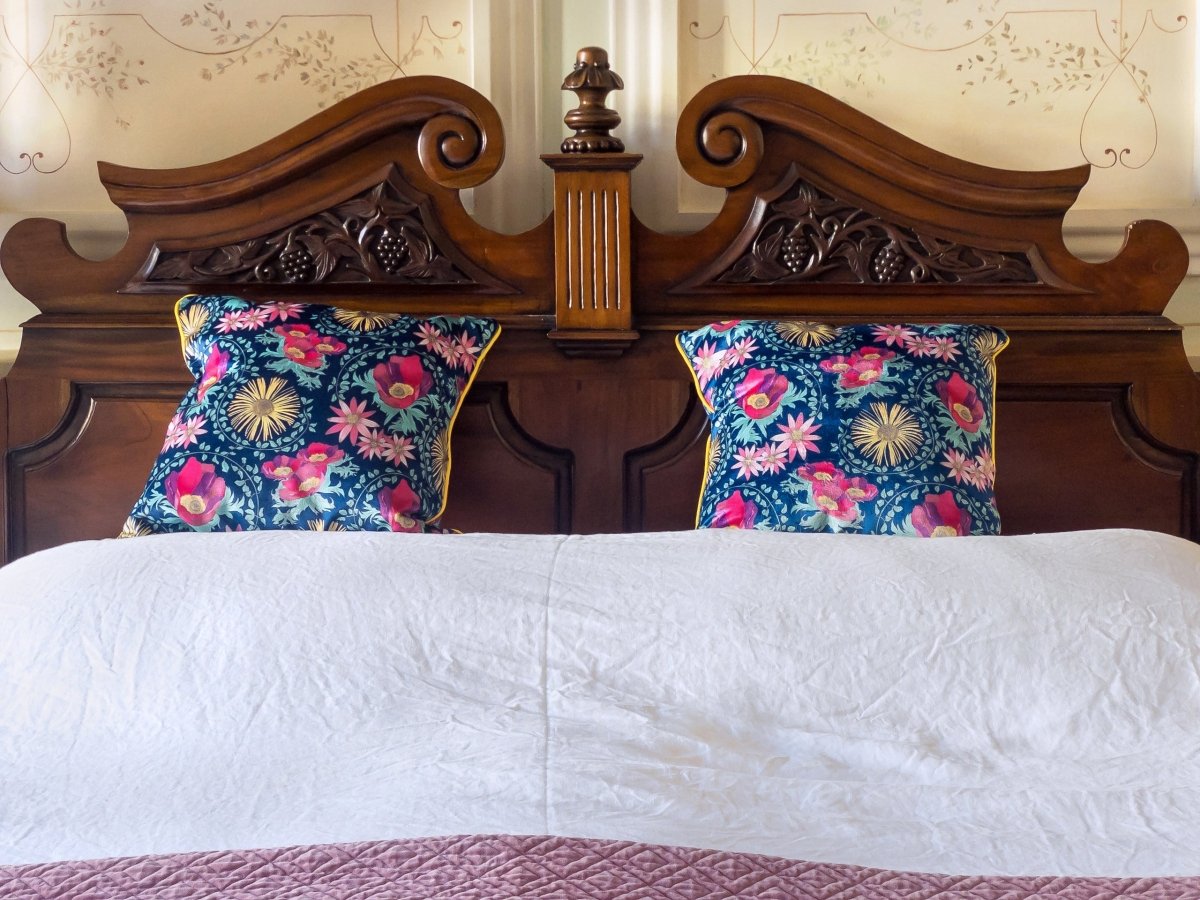 Original 'Inula Floral Design' Cushion - Belle Design