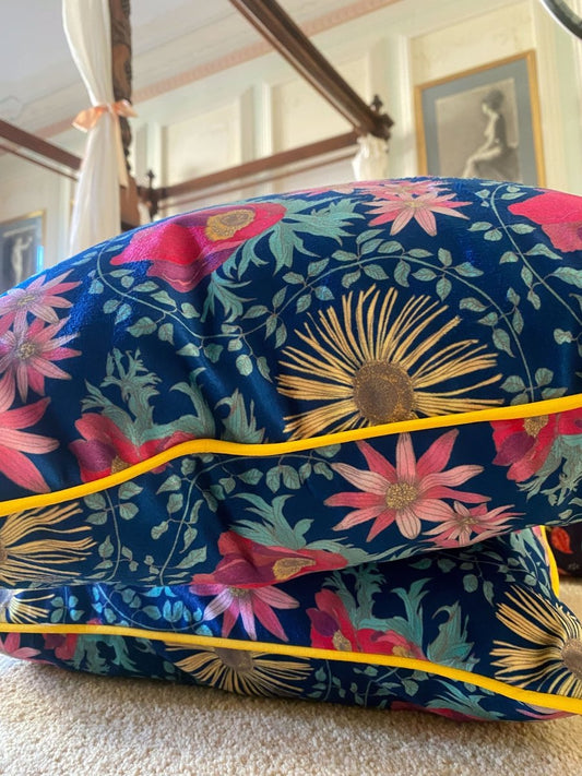 Original 'Inula Floral Design' Cushion - Belle Design