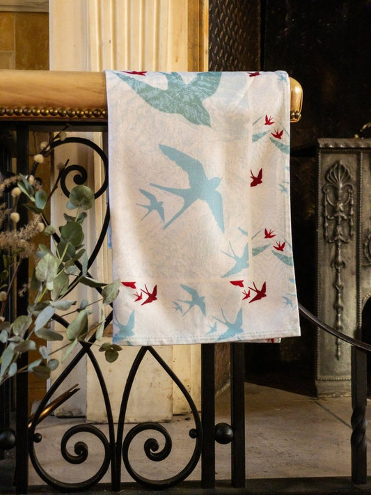 Original Swallows Design Tea Towels Day - Belle Design