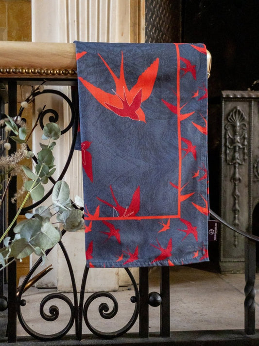 Original Swallows Design Tea Towels Night - Belle Design