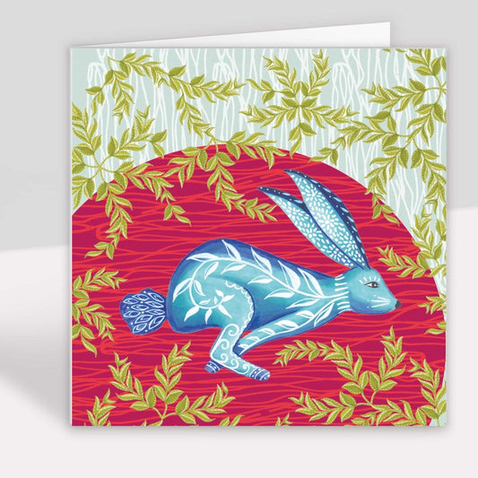Autumn Hare Greeting Card - Belle Design