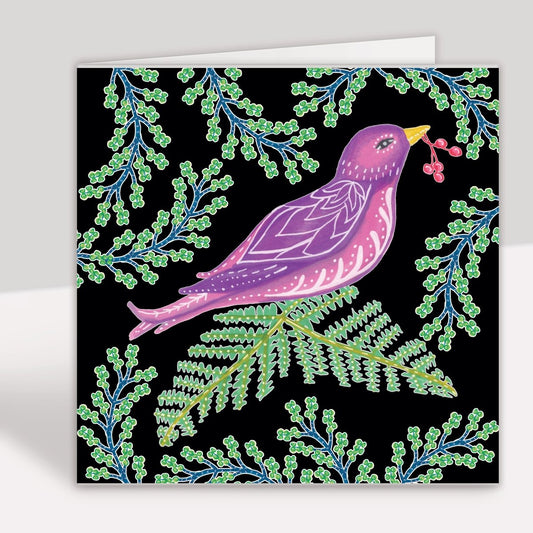 Berry Bird Greeting Card - Belle Design
