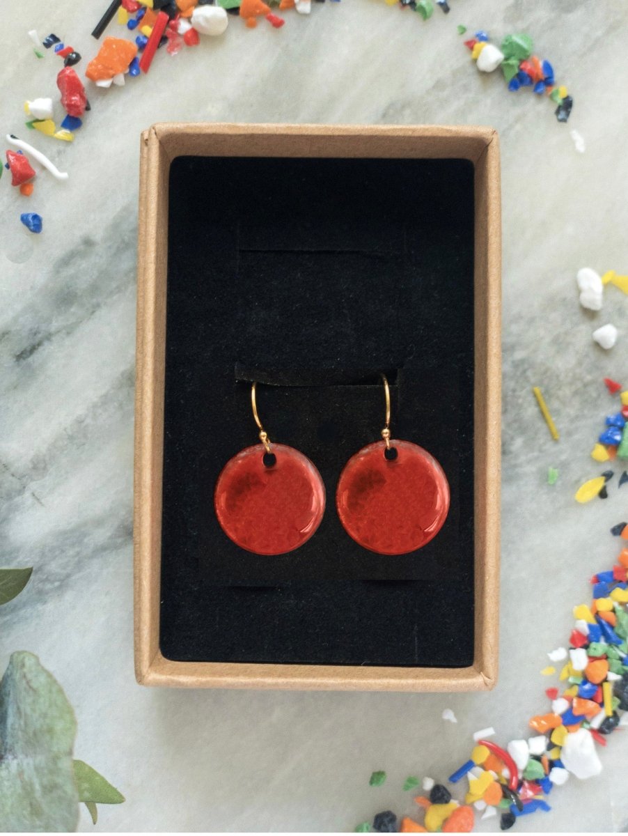 Domed Disk Earrings - Belle Design
