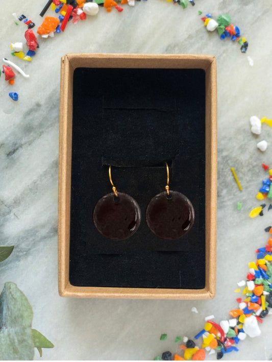 Domed Disk Earrings - Belle Design