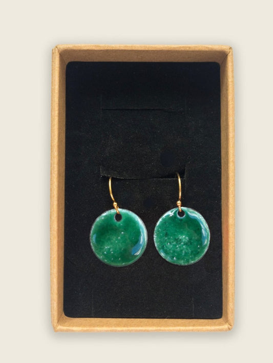Domed Disk Earrings - Belle Design
