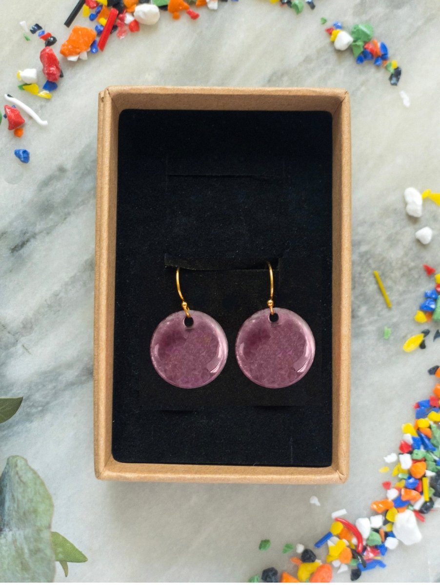 Domed Disk Earrings - Belle Design