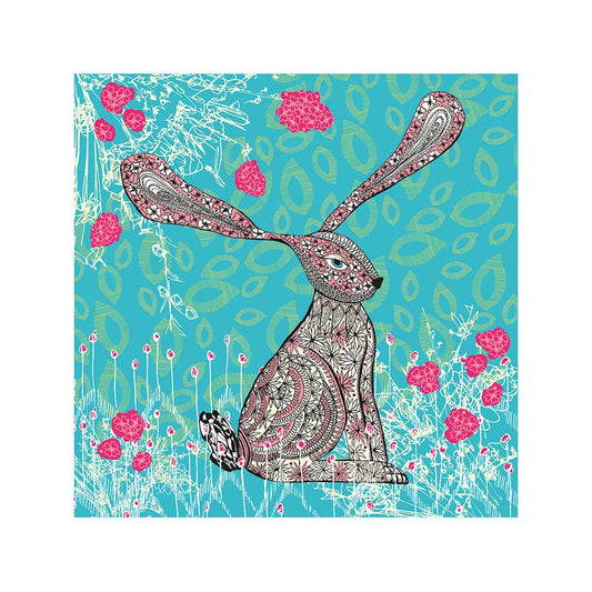 Listening Hare Giclée Fine Art Prints - Belle Design