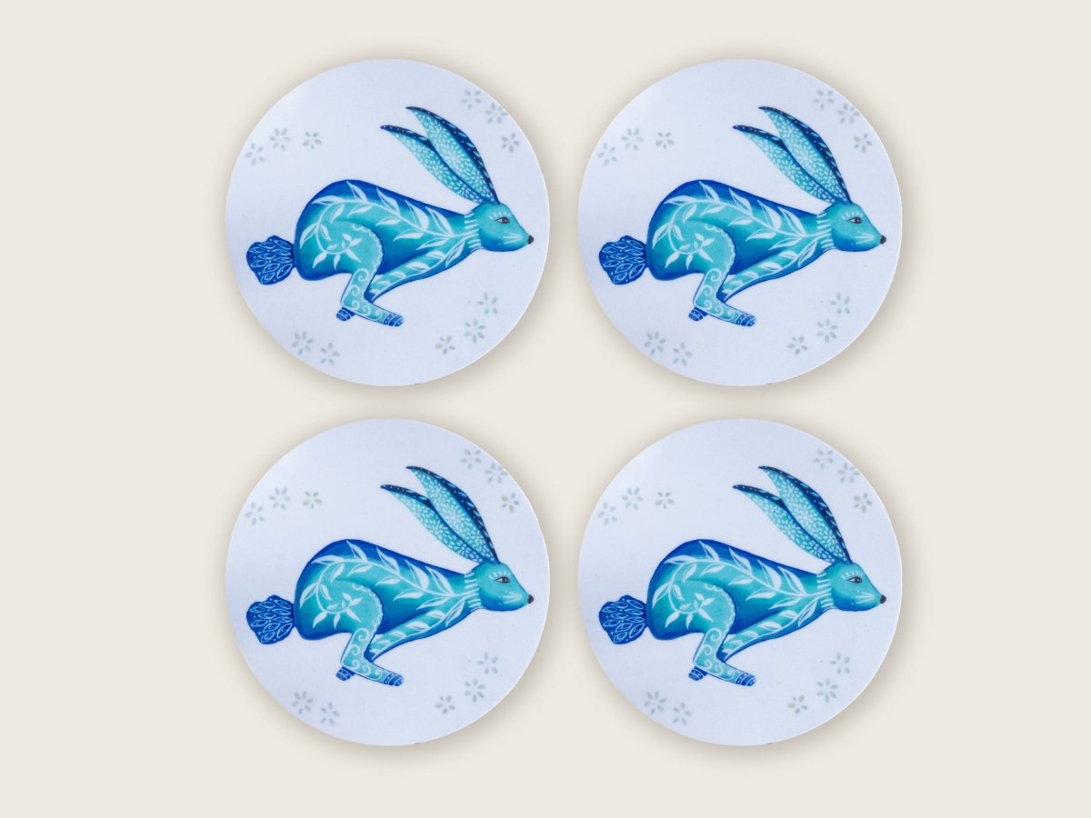 Original 'Hare Design Coaster' White - Belle Design