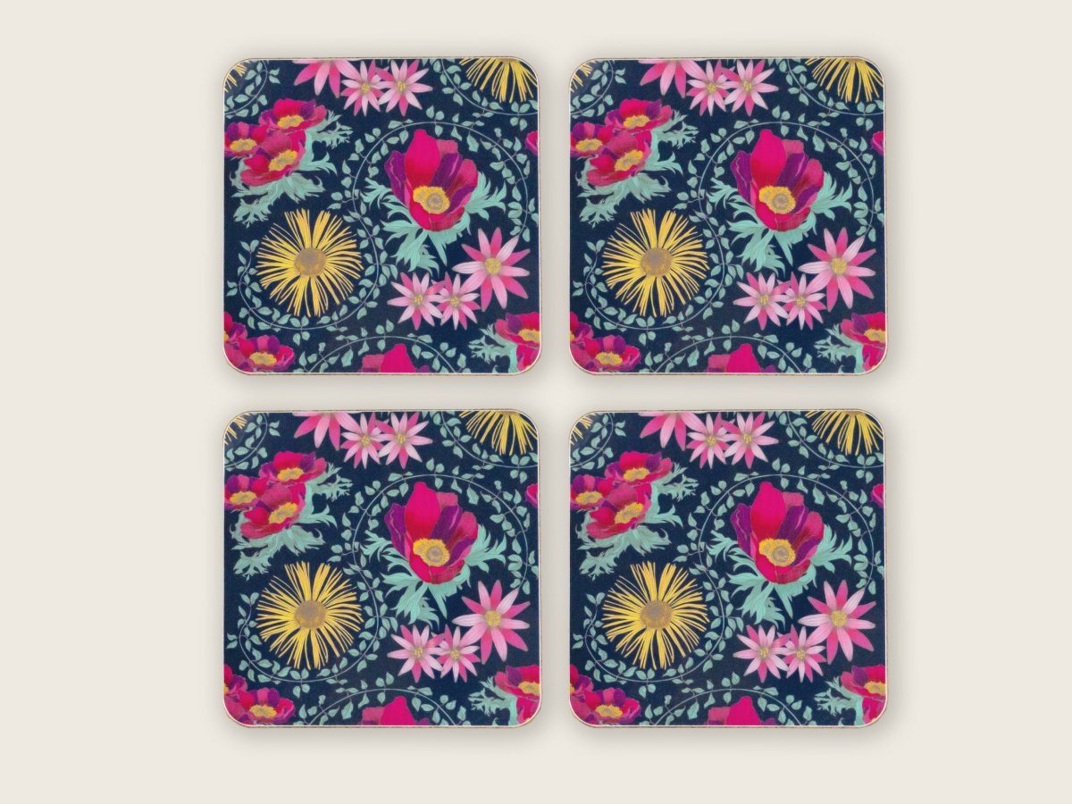 Original 'Inula Design Coaster' Navy - Belle Design
