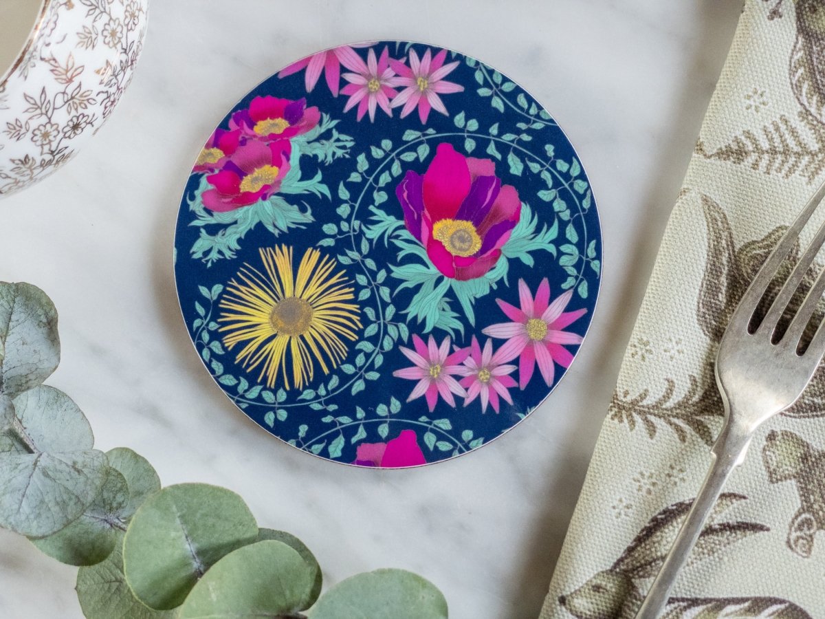 Original 'Inula Design Coaster' Navy - Belle Design