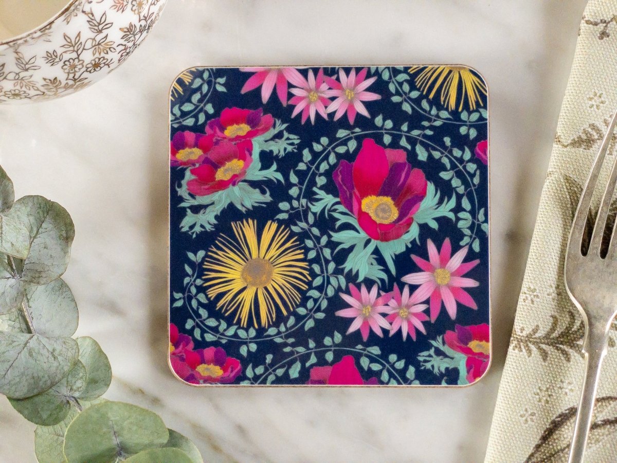 Original 'Inula Design Coaster' Navy - Belle Design