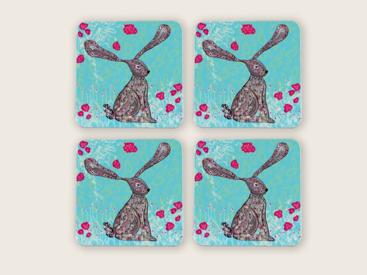 Original 'Listening Hare' Design Coaster - Belle Design