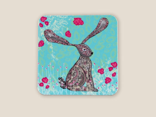 Original 'Listening Hare' Design Coaster - Belle Design