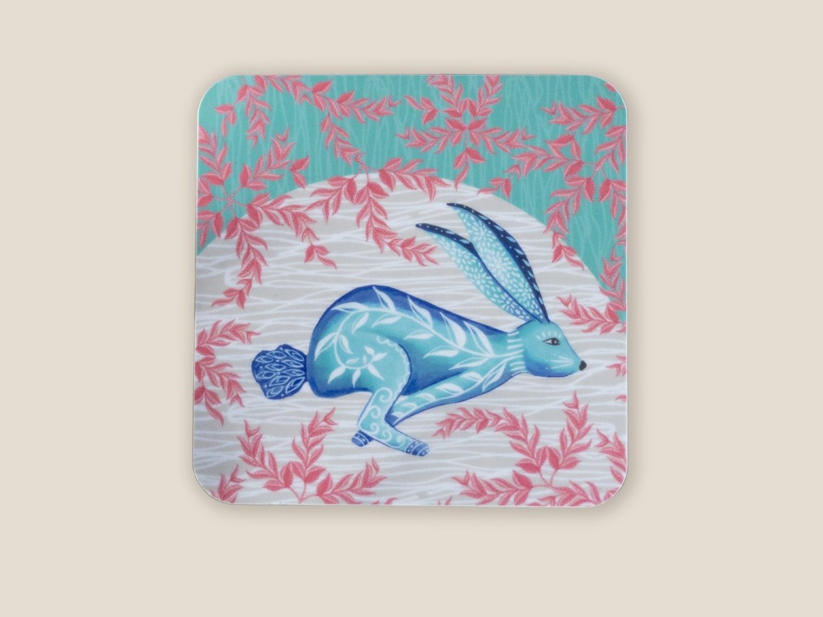Original 'Spring Hare' Design Coasters - Belle Design