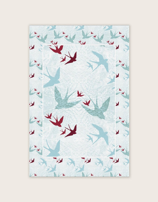 Original Swallows Design Tea Towels Day - Belle Design